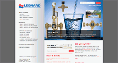 Desktop Screenshot of leonardvalve.com